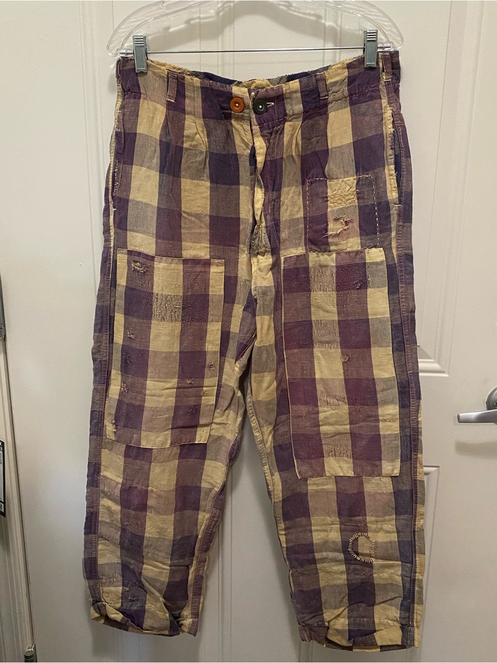 Magnolia Pearl Cotton Linen Charmie Trousers in Soul Check